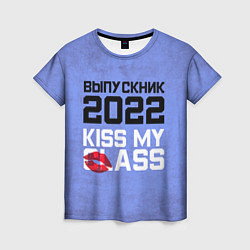 Женская футболка Выпускник 2022!
