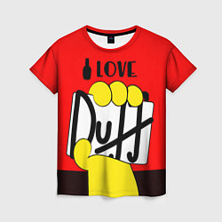 Женская футболка Love Duff