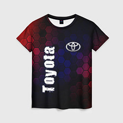 Женская футболка ТОЙОТА Toyota Графика