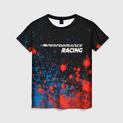 Женская футболка БМВ Racing - Краска
