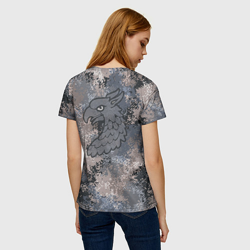 Женская футболка Дюна Харконены пустынный камуфляж / 3D-принт – фото 4