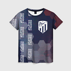 Женская футболка ATLETICO MADRID - Соты