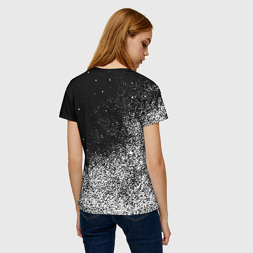 Женская футболка Ювентус краска / 3D-принт – фото 4