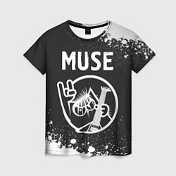 Женская футболка Muse КОТ Брызги