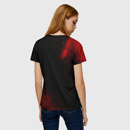 Женская футболка Mass Effect Love Классика / 3D-принт – фото 4
