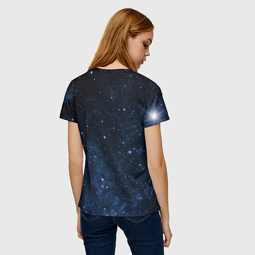 Женская футболка Stellaris Black Hole Logo / 3D-принт – фото 4