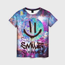 Женская футболка Galaxy Smile