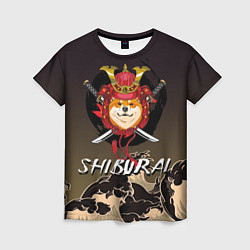 Женская футболка Shiburai и волны