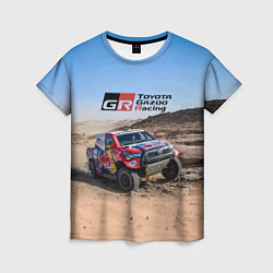 Футболка женская Toyota Gazoo Racing Rally Desert Competition Ралли, цвет: 3D-принт