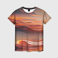 Женская футболка Буря в пустыне