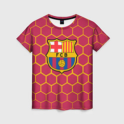 Женская футболка FC BARCELONA соты