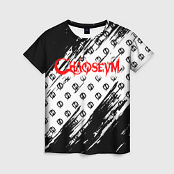 Женская футболка Chaoseum Pattern Logo