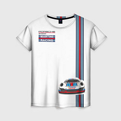 Женская футболка Porsche Martini Racing