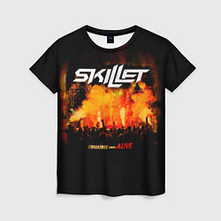 Женская футболка Comatose Comes Alive - Skillet