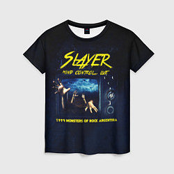 Женская футболка Mind Control Live - Slayer