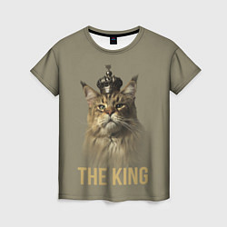 Женская футболка Король котов Мейн-кун
