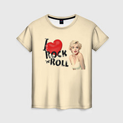 Женская футболка NOSTALGIA FOR ROCK AND ROLL