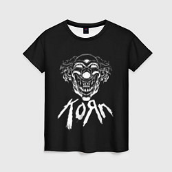Женская футболка KoЯn Korn клоун