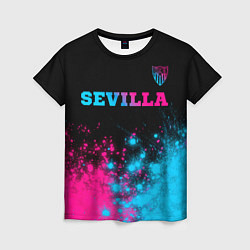 Женская футболка Sevilla Neon Gradient