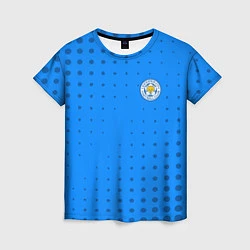 Женская футболка Leicester city Абстракция