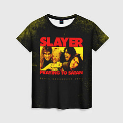 Женская футболка Praying To Satan - Slayer