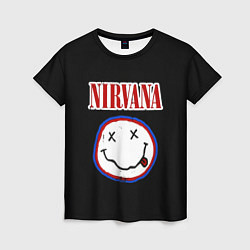 Женская футболка Nirvana гранж