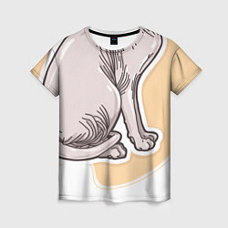 Женская футболка Донской сфинкс Кошки