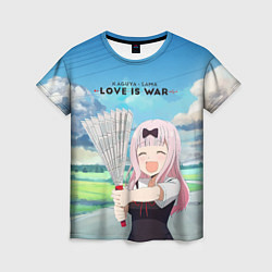 Женская футболка Love is war