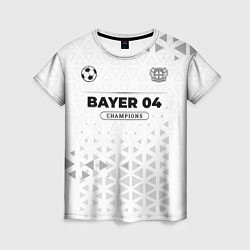 Футболка женская Bayer 04 Champions Униформа, цвет: 3D-принт
