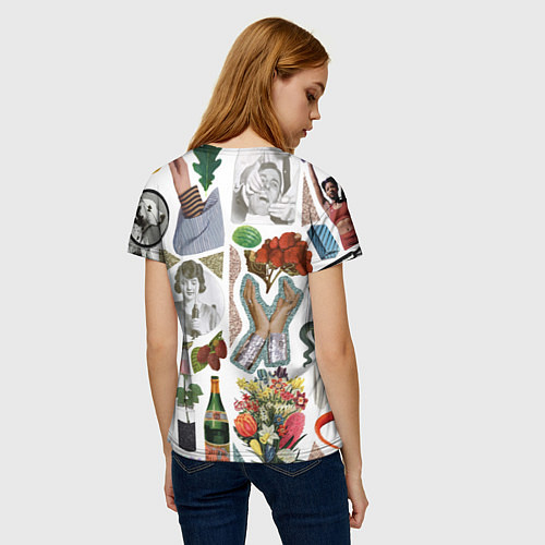 Женская футболка Underground vanguard pattern fashion 2088 / 3D-принт – фото 4