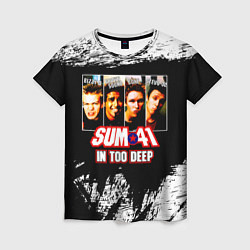 Женская футболка In Too Deep - Sum 41