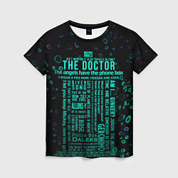Женская футболка Tardis Doctor Who Memories
