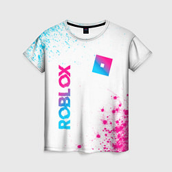 Футболка женская Roblox Neon Gradient FS, цвет: 3D-принт