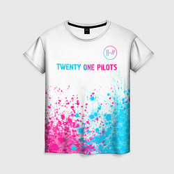 Женская футболка Twenty One Pilots Neon Gradient