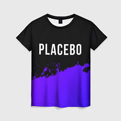 Женская футболка Placebo Purple Grunge