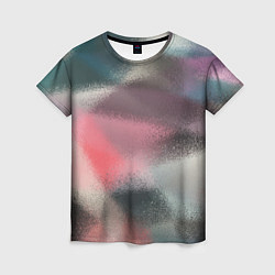 Женская футболка Современный разноцветный абстрактный узор