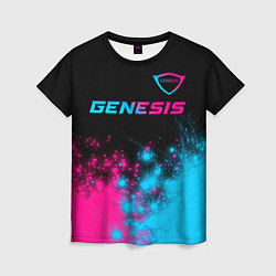 Женская футболка Genesis Neon Gradient