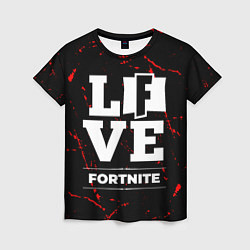 Женская футболка Fortnite Love Классика