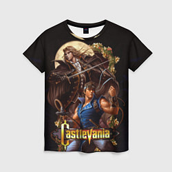 Женская футболка Castlevania - Leon & Alucard