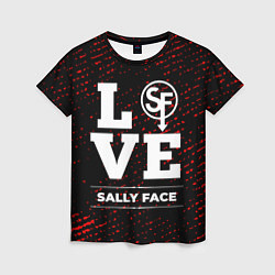 Женская футболка Sally Face Love Классика
