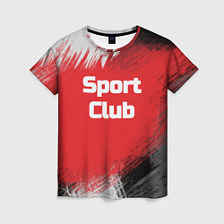 Женская футболка Sport Club Спортивный клуб