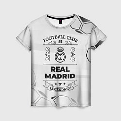 Женская футболка Real Madrid Football Club Number 1 Legendary