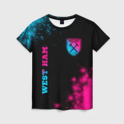 Женская футболка West Ham Neon Gradient