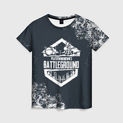 Женская футболка PUBG - playerunknown battlegrounds