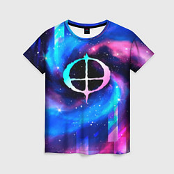 Женская футболка Ozzy Osbourne Неоновый Космос