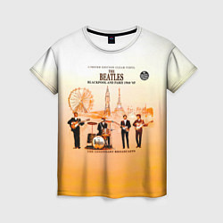 Женская футболка The Beatles Blackpool And Paris 1964-65