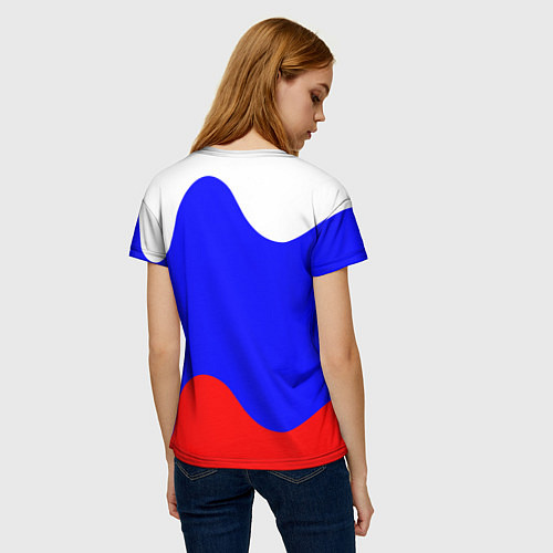 Женская футболка Краснодар - ГЕРБ / 3D-принт – фото 4