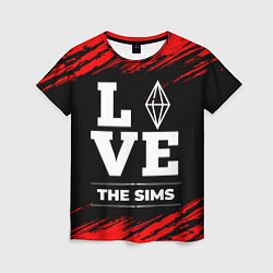 Женская футболка The Sims Love Классика