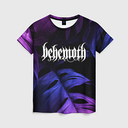 Женская футболка Behemoth Neon Monstera