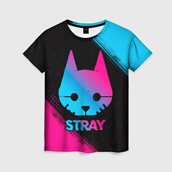 Женская футболка Stray - Neon Gradient